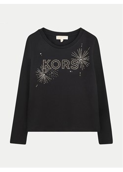 MICHAEL KORS KIDS Bluzka R30142 M Czarny Regular Fit ze sklepu MODIVO w kategorii Bluzki dziewczęce - zdjęcie 181137882