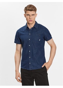 Blend Koszula jeansowa 20715457 Granatowy Regular Fit ze sklepu MODIVO w kategorii Koszule męskie - zdjęcie 181137910