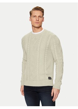 s.Oliver Sweter 2152198 Beżowy Regular Fit ze sklepu MODIVO w kategorii Swetry męskie - zdjęcie 181137971