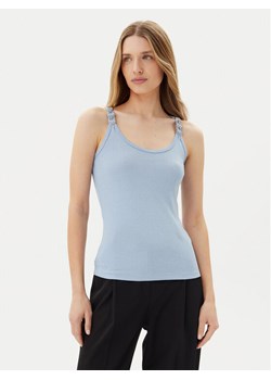 Morgan Top 251-DIDOA Błękitny Slim Fit ze sklepu MODIVO w kategorii Bluzki damskie - zdjęcie 181137984