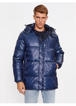Guess Kurtka puchowa M3BL28 WFP50 Granatowy Regular Fit ze sklepu MODIVO w kategorii Kurtki męskie - zdjęcie 181138071