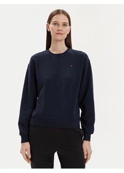 Tommy Hilfiger Bluza Flag WW0WW41246 Granatowy Relaxed Fit ze sklepu MODIVO w kategorii Bluzy damskie - zdjęcie 181138194