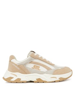 Steve Madden Sneakersy Sneak Peak-E SM19000129 Srebrny ze sklepu MODIVO w kategorii Buty sportowe damskie - zdjęcie 181138233