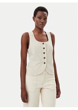 Gap Kamizelka 714973-02 Beżowy Slim Fit ze sklepu MODIVO w kategorii Kamizelki damskie - zdjęcie 181138274