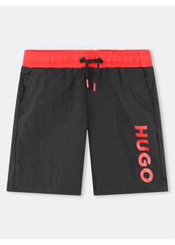 Hugo Szorty kąpielowe G00002 S Czarny Regular Fit ze sklepu MODIVO w kategorii Kąpielówki chłopięce - zdjęcie 181138331