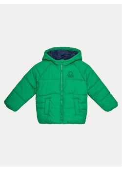 United Colors Of Benetton Kurtka zimowa 2WU0GN02W Zielony Regular Fit ze sklepu MODIVO w kategorii Kurtki chłopięce - zdjęcie 181138373