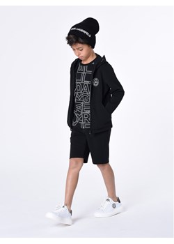 Karl Lagerfeld Kids T-Shirt Z25414 S Czarny Regular Fit ze sklepu MODIVO w kategorii T-shirty chłopięce - zdjęcie 181138430