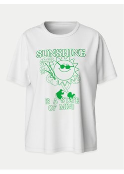 Pieces T-Shirt Tulia 17156902 Biały Oversize ze sklepu MODIVO w kategorii Bluzki damskie - zdjęcie 181138540