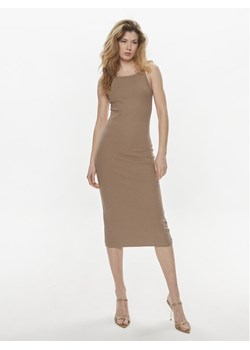 Brave Soul Sukienka letnia LDRJ-624TANYA Beżowy Straight Fit - id: 0000303995317 - marki BRAVE SOUL - 181138684 Brave Soul Sukienka letnia LDRJ-624TANYA Beżowy Straight Fit ze sklepu MODIVO w kategorii Sukienki - zdjęcie 181138684