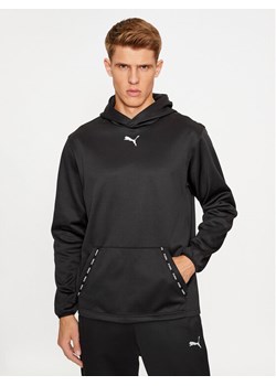 Puma Bluza Puma Fit Taped 523824 Czarny Regular Fit ze sklepu MODIVO w kategorii Bluzy męskie - zdjęcie 181138794