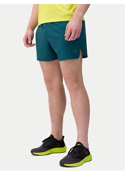 4F Szorty sportowe 4FWSS24TFSHM490 Zielony Regular Fit ze sklepu MODIVO w kategorii Spodenki męskie - zdjęcie 181138800