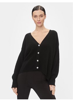Kontatto Kardigan 3M1216 Czarny Relaxed Fit ze sklepu MODIVO w kategorii Swetry damskie - zdjęcie 181138804