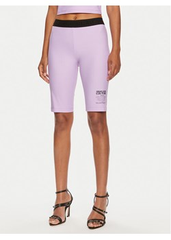 Versace Jeans Couture Kolarki 76HAC1A6 Fioletowy Skinny Fit ze sklepu MODIVO w kategorii Szorty - zdjęcie 181138854