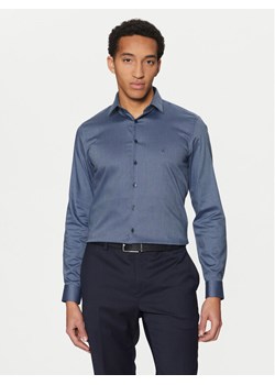 Calvin Klein Koszula K10K113864 Niebieski Slim Fit ze sklepu MODIVO w kategorii Koszule męskie - zdjęcie 181138914