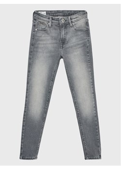 Pepe Jeans Jeansy Pixlette PG201542 Szary Skinny Fit ze sklepu MODIVO w kategorii Spodnie dziewczęce - zdjęcie 181139102