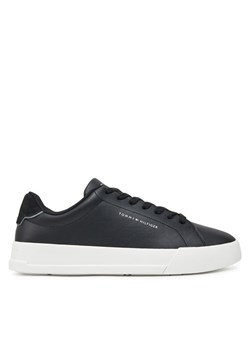 Tommy Hilfiger Sneakersy Th Court Lth Detail Ess FM0FM05367 Czarny ze sklepu MODIVO w kategorii Buty sportowe męskie - zdjęcie 181139204