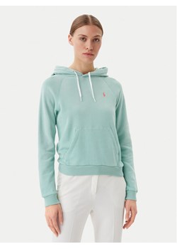 Polo Ralph Lauren Bluza 211935583003 Zielony Regular Fit ze sklepu MODIVO w kategorii Bluzy damskie - zdjęcie 181139231