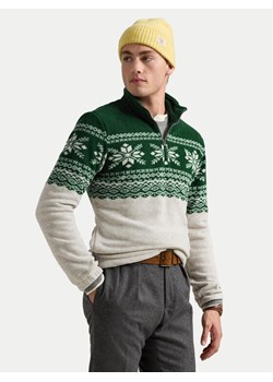 Polo Ralph Lauren Sweter 710952261001 Zielony Regular Fit ze sklepu MODIVO w kategorii Swetry męskie - zdjęcie 181139290