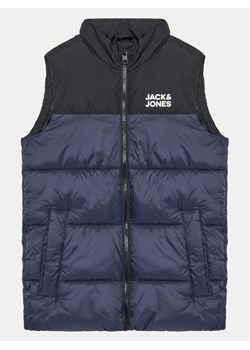 Jack&Jones Junior Kamizelka Toby 12236914 Granatowy Regular Fit ze sklepu MODIVO w kategorii Kamizelki chłopięce - zdjęcie 181139430