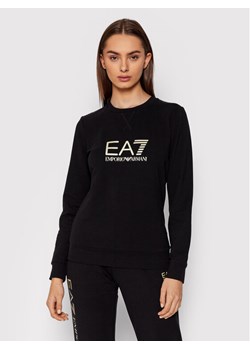 EA7 Emporio Armani Bluza 8NTM35 TJCQZ 0200 Czarny Regular Fit ze sklepu MODIVO w kategorii Bluzy damskie - zdjęcie 181139592