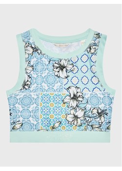 Guess Top J3GI27 MC01P Niebieski Slim Fit ze sklepu MODIVO w kategorii Bluzki dziewczęce - zdjęcie 181139623
