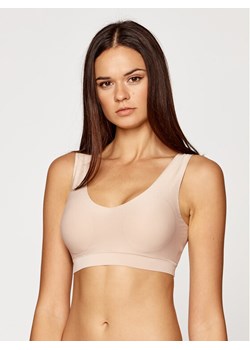 Chantelle Biustonosz top Soft Stretch C16A10 Beżowy ze sklepu MODIVO w kategorii Biustonosze - zdjęcie 181139722