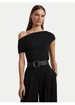 LAUREN RALPH LAUREN Top 200963913002 Czarny Slim Fit ze sklepu MODIVO w kategorii Bluzki damskie - zdjęcie 181139800