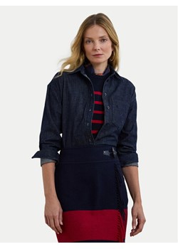 LAUREN RALPH LAUREN Koszula jeansowa 200957620 Granatowy Relaxed Fit ze sklepu MODIVO w kategorii Koszule damskie - zdjęcie 181139932