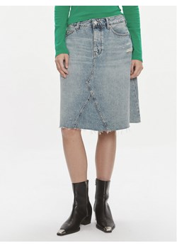 Tommy Hilfiger Spódnica jeansowa WW0WW40656 Niebieski Relaxed Fit ze sklepu MODIVO w kategorii Spódnice - zdjęcie 181140050