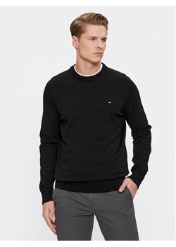 Tommy Hilfiger Sweter MW0MW30955 Czarny Regular Fit ze sklepu MODIVO w kategorii Swetry męskie - zdjęcie 181140183
