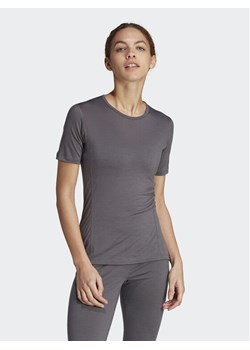 adidas Bielizna termoaktywna górna Xperior Merino 150 HZ8550 Szary Slim Fit ze sklepu MODIVO w kategorii Bielizna termoaktywna damska - zdjęcie 181140502