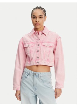 HUGO Kurtka jeansowa Galatea 50534763 Różowy Regular Fit ze sklepu MODIVO w kategorii Kurtki damskie - zdjęcie 181140544