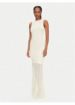 Marciano Guess Sukienka dzianinowa 5GGK44 5869Z Écru Regular Fit ze sklepu MODIVO w kategorii Sukienki - zdjęcie 181140621