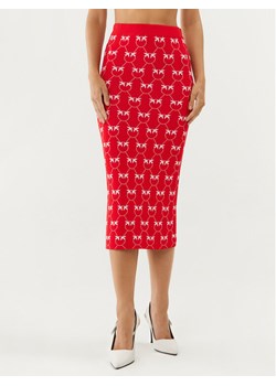 Pinko Spódnica ołówkowa 100211 A0IS Czerwony Slim Fit ze sklepu MODIVO w kategorii Spódnice - zdjęcie 181140704