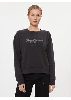 Pepe Jeans Bluza Harley PL581402 Czarny Relaxed Fit ze sklepu MODIVO w kategorii Bluzy damskie - zdjęcie 181140712