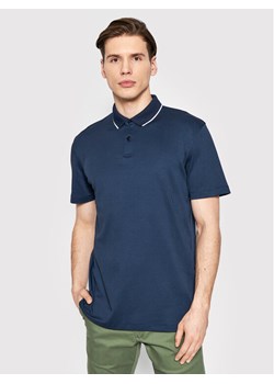 Selected Homme Polo Leroy 16082844 Granatowy Regular Fit ze sklepu MODIVO w kategorii T-shirty męskie - zdjęcie 181140793