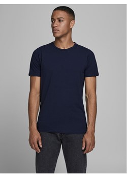 Jack&Jones T-Shirt Basic 12058529 Granatowy Stretch Fit ze sklepu MODIVO w kategorii T-shirty męskie - zdjęcie 181140871