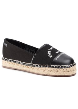 KARL LAGERFELD Espadryle KL80108 Czarny ze sklepu MODIVO w kategorii Espadryle damskie - zdjęcie 181140904