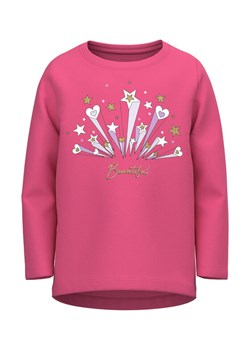 NAME IT Bluzka 13218932 Różowy Regular Fit ze sklepu MODIVO w kategorii Bluzki dziewczęce - zdjęcie 181140923