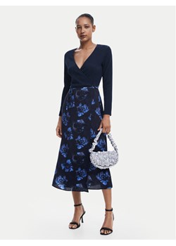 Desigual Sukienka codzienna Filadelfia 24WWVW37 Granatowy Regular Fit ze sklepu MODIVO w kategorii Sukienki - zdjęcie 181141122