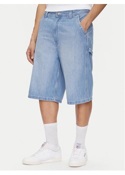 Lee Szorty jeansowe Carpenter 112364163 Niebieski Loose Fit ze sklepu MODIVO w kategorii Spodenki męskie - zdjęcie 181141184