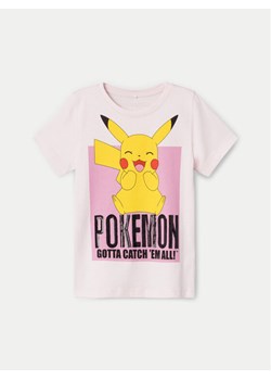 NAME IT T-Shirt 13232345 Różowy Regular Fit ze sklepu MODIVO w kategorii Bluzki dziewczęce - zdjęcie 181141190