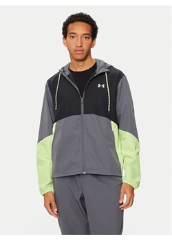 Under Armour Wiatrówka Ua Legacy Windbreaker 1382875 Szary Regular Fit ze sklepu MODIVO w kategorii Kurtki męskie - zdjęcie 181141312