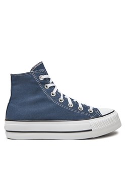 Converse Trampki Chuck Taylor All Star Lift Platform HI A08215C Granatowy ze sklepu MODIVO w kategorii Trampki damskie - zdjęcie 181141330