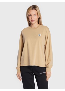 Carhartt WIP Bluzka Nelson I029962 Beżowy Regular Fit ze sklepu MODIVO w kategorii Bluzki damskie - zdjęcie 181141541