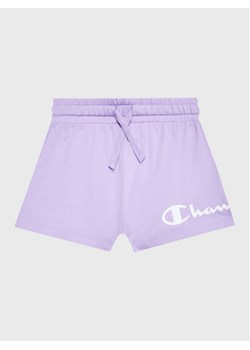 Champion Szorty sportowe 404310 Fioletowy Regular Fit ze sklepu MODIVO w kategorii Spodenki dziewczęce - zdjęcie 181141573