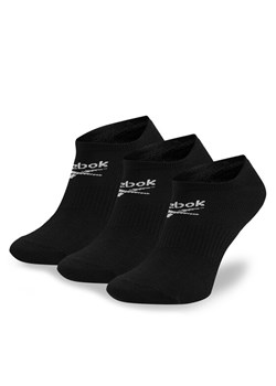 Reebok Zestaw 3 par niskich skarpet unisex R0353-SS24 (3-pack) Czarny ze sklepu MODIVO w kategorii Skarpetki damskie - zdjęcie 181141594