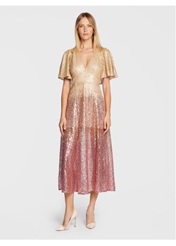 Ted Baker Sukienka koktajlowa Glizee 261790 Złoty Regular Fit - id: 0000300779590 - marki Ted Baker - 181141763 Ted Baker Sukienka koktajlowa Glizee 261790 Złoty Regular Fit ze sklepu MODIVO w kategorii Sukienki - zdjęcie 181141763