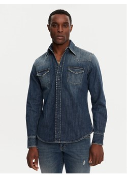 Dolce&Gabbana Koszula jeansowa G5JC8D G8GW9 Granatowy Regular Fit ze sklepu MODIVO w kategorii Koszule męskie - zdjęcie 181141780