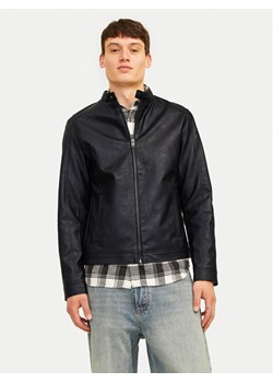 Jack&Jones Kurtka z imitacji skóry Dylan 12261195 Czarny Slim Fit ze sklepu MODIVO w kategorii Kurtki męskie - zdjęcie 181141983
